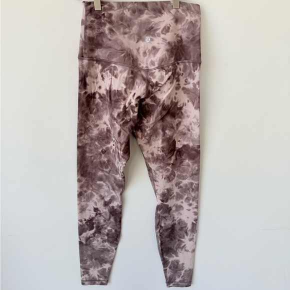 Lululemon Align Super-High-Rise Pant 28" Diamond Dye Bery Lunar Rock size 8 - Picture 2 of 5